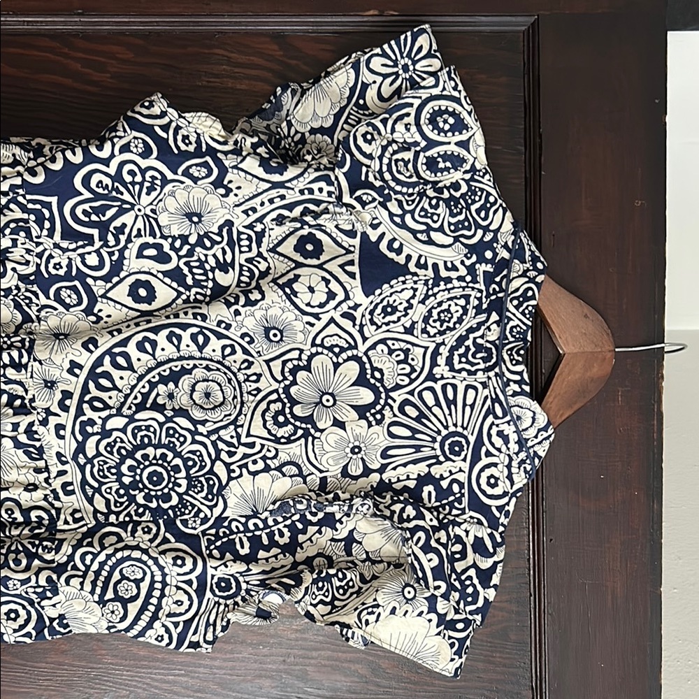 Umgee Black and White Midi Sundress with Flutter Sleeves - Picture 6 of 8